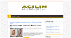 Desktop Screenshot of acilinbendoktorum.com